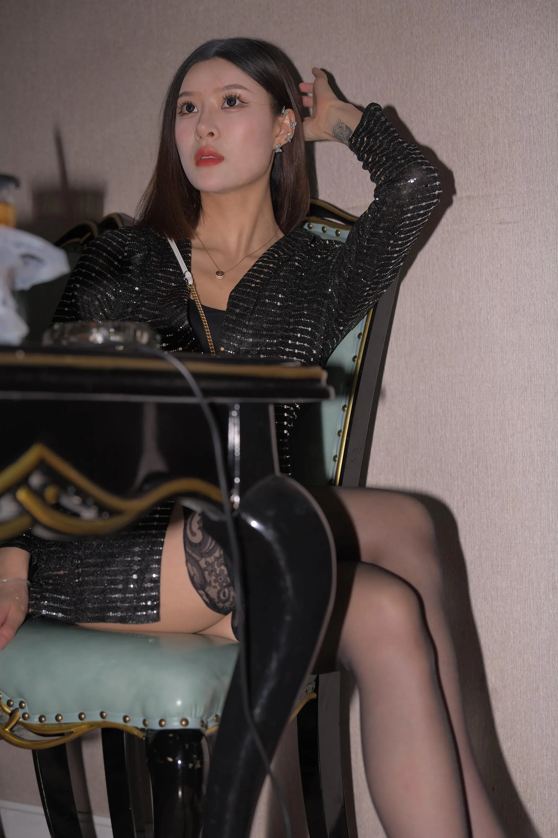 魔镜街拍 NO.178 一始街拍作品 夜晚黑丝美女 [396P]插图7